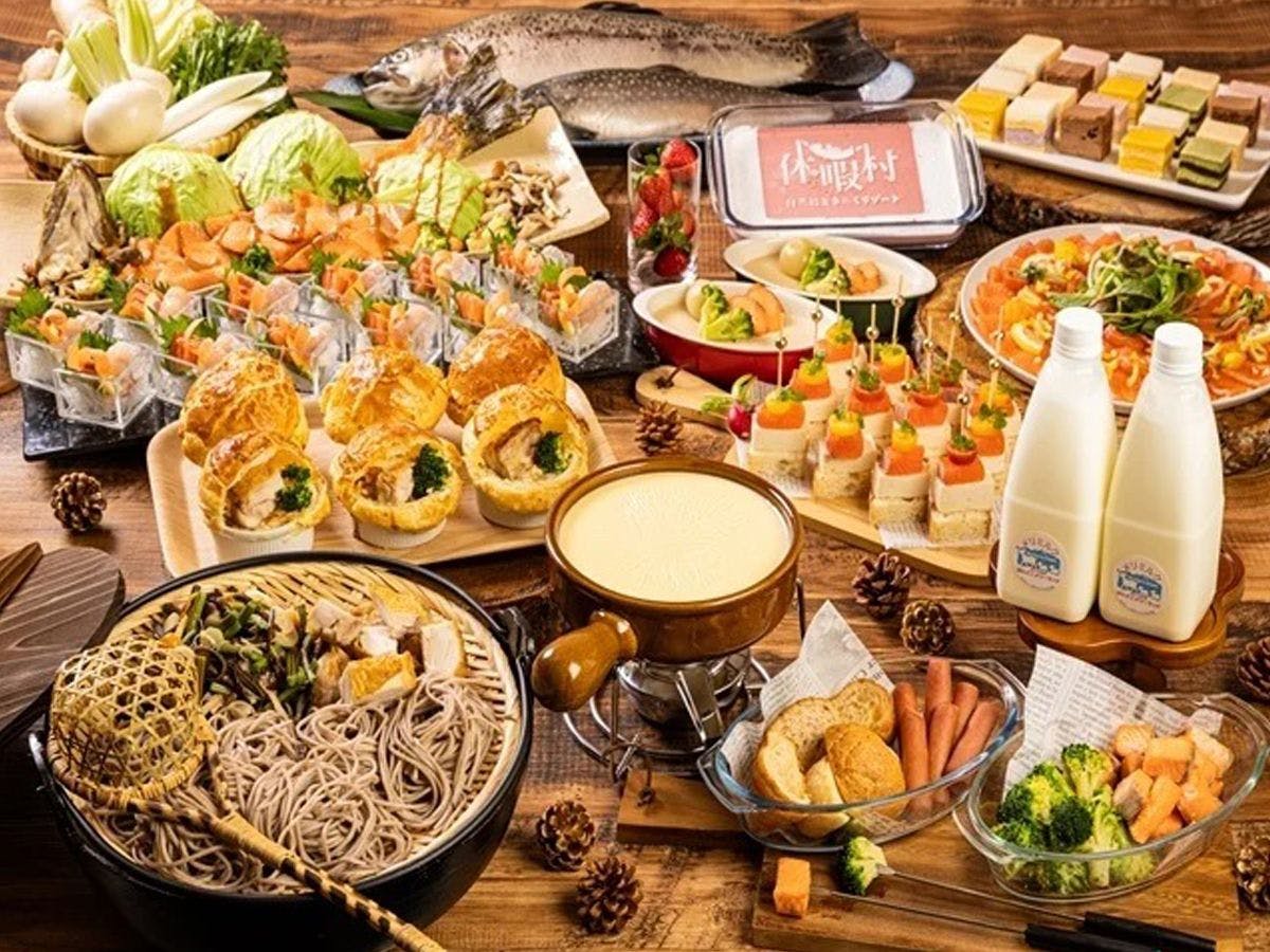 บุฟเฟต์ของอร่อยชินชูในฤดูหนาว