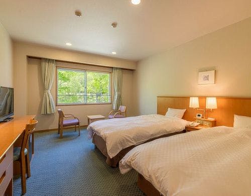西館洋室　最大トリプルベッドでご用意可能