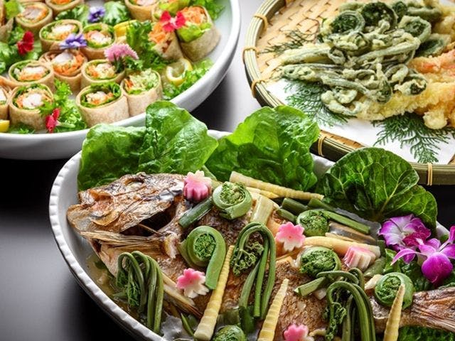 บุฟเฟ่ต์อาหารอร่อยชินชู (ฤดูใบไม้ผลิ)