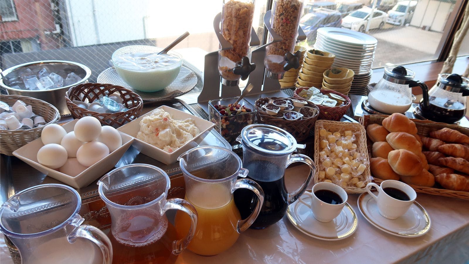 บุฟเฟ่ต์อาหารเช้า (ตัวอย่าง)