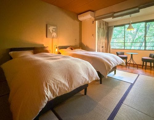 2025年リニューアル 8畳ツイン客室「葵」