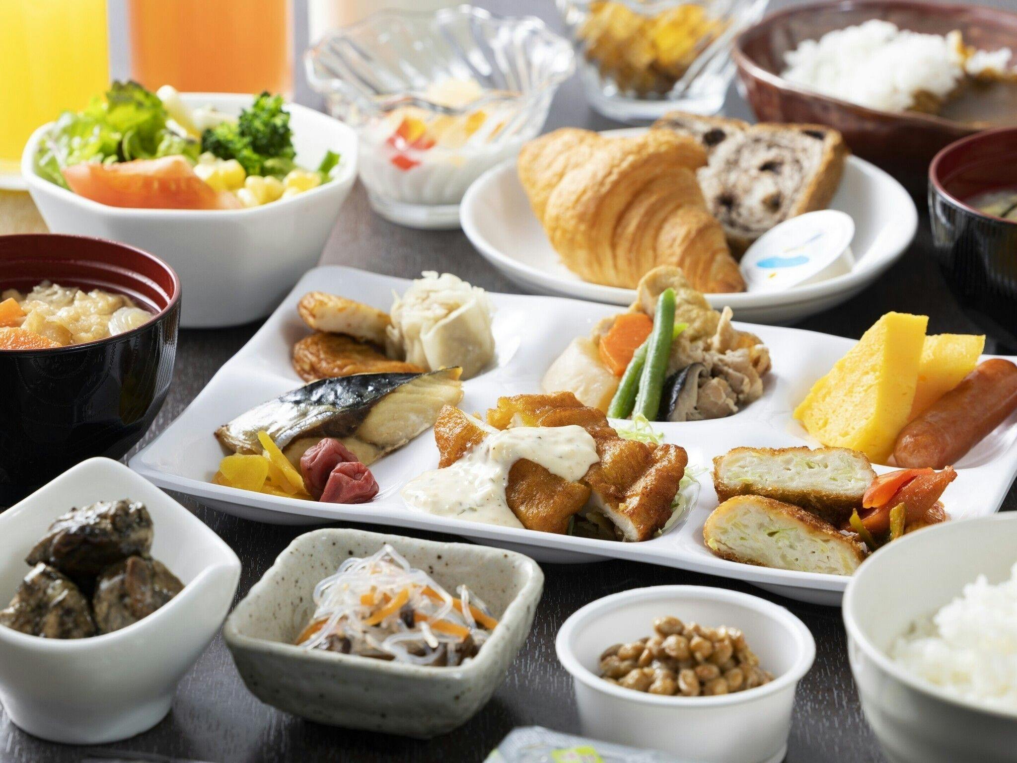 【อาหารเช้า】ตัวอย่างการจัดวางบุฟเฟ่ต์