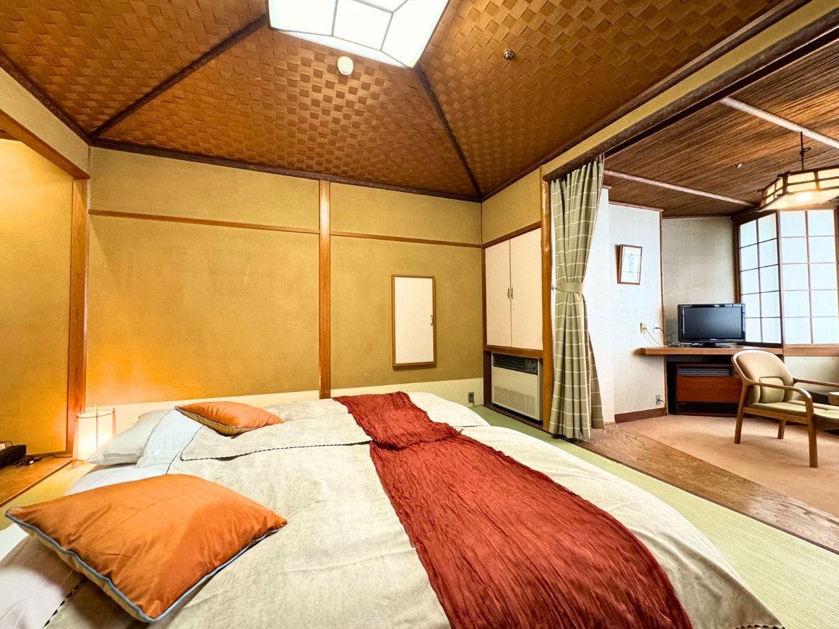 ห้องพักแบบครอบครัวพร้อมเตียงสไตล์ญี่ปุ่น