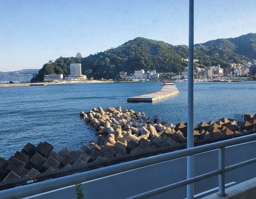 1階客室からの景色一例。