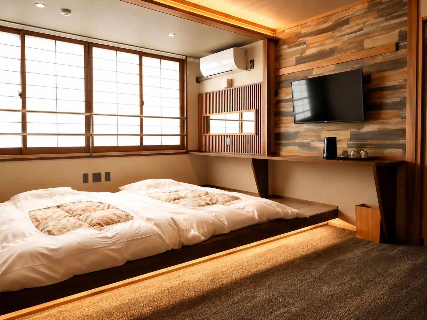【ห้องสไตล์ญี่ปุ่น-ตะวันตก】ปรับปรุงใหม่/ห้องพักสไตล์ญี่ปุ่นโมเดิร์น