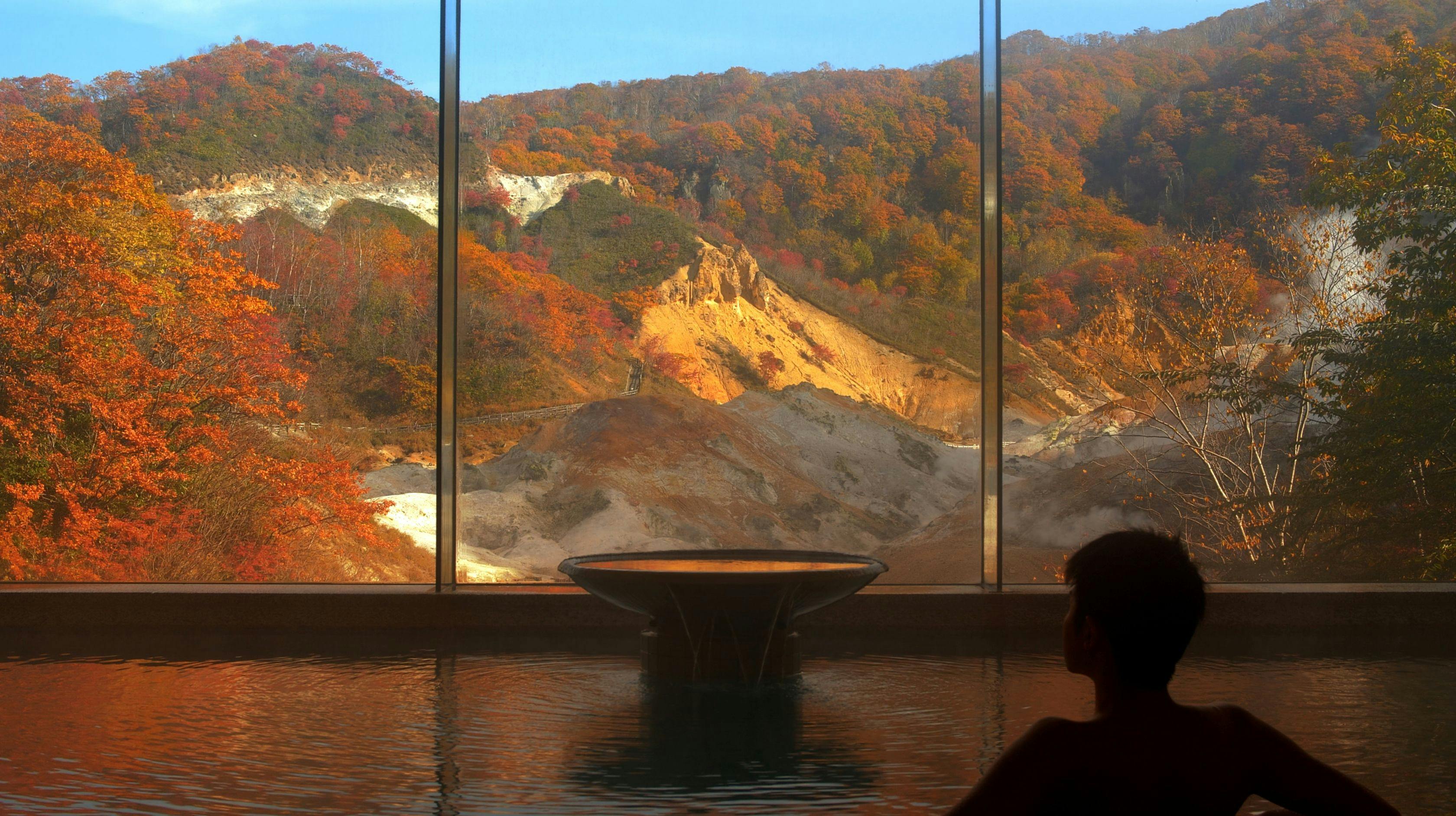 入住adex inn可免費使用第一滝本館的溫泉大浴場