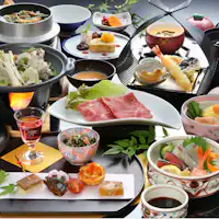 "하카타 와규 도판 찜구이" 특별 가이세키 요리