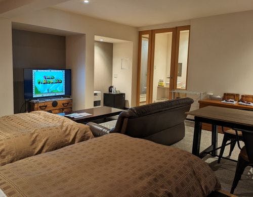 3人旅！かけ流しの温泉付トリプルルーム