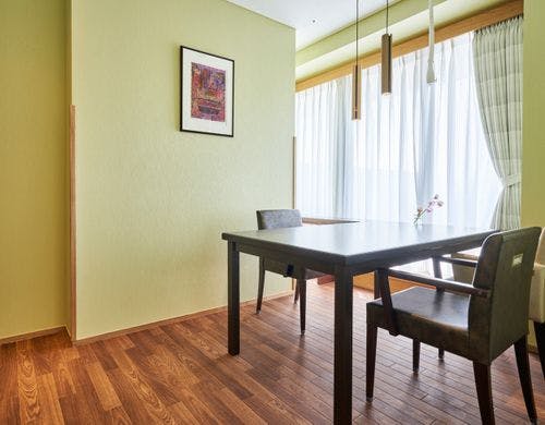 テラス付でわんちゃんと遊べます。