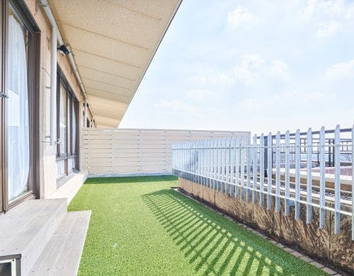 自然を感じられるスーペリアツインルーム。