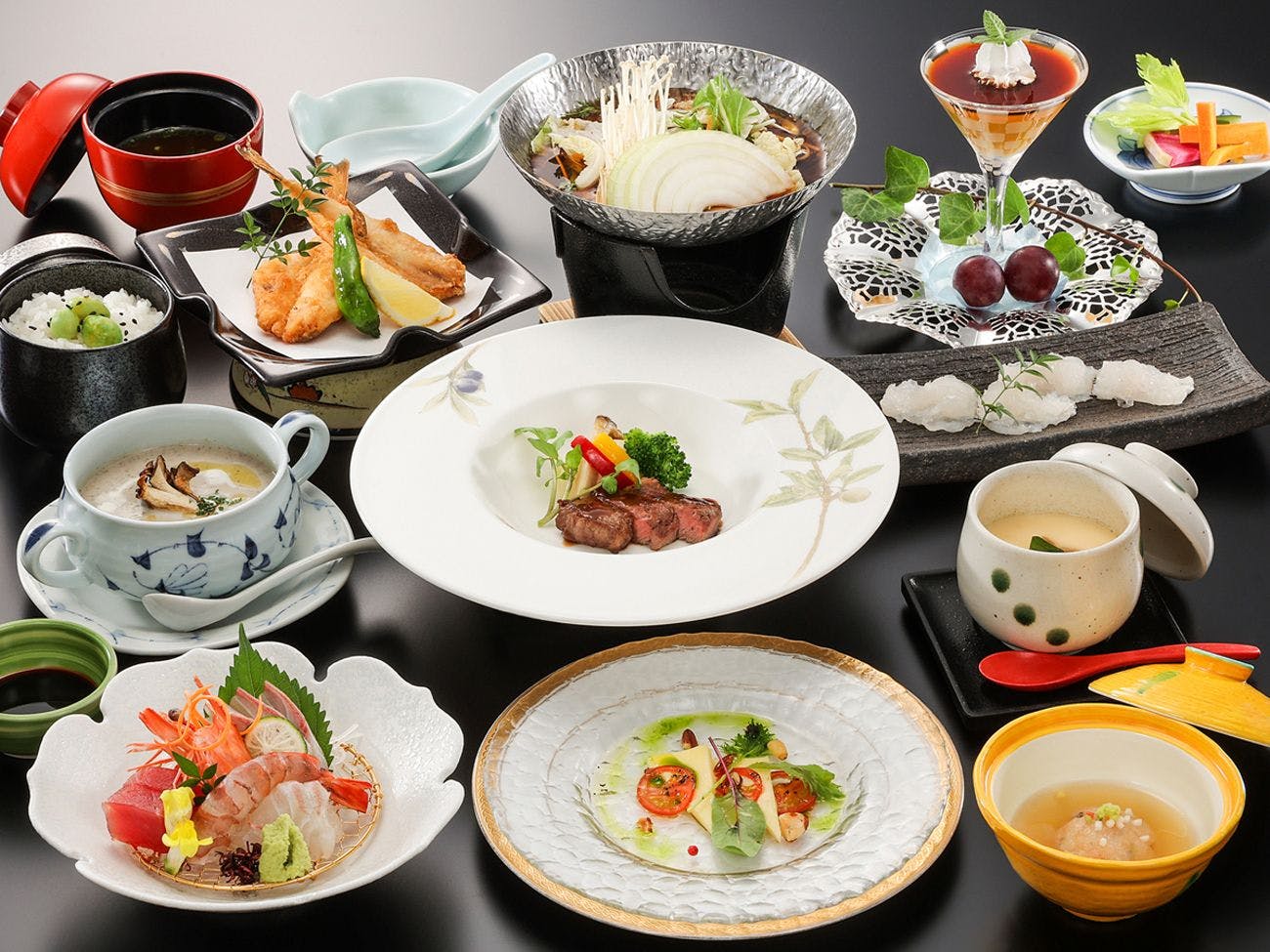 Nikmati hidangan Jepun-Barat Platinum Musim Luruh.