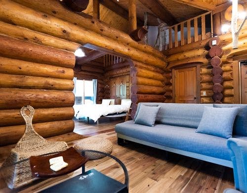 【ログハウス】ロフト付ベッドルーム