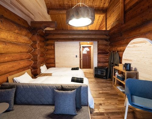 ツインベッド露天風呂付客室