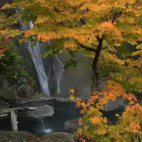 秋季露天温泉