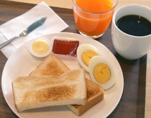 無料軽朝食(2024年4月から)