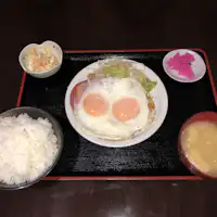 Sarapan set ham dan telur