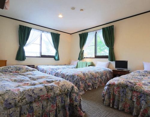 4名様まで宿泊可能なファミリールーム