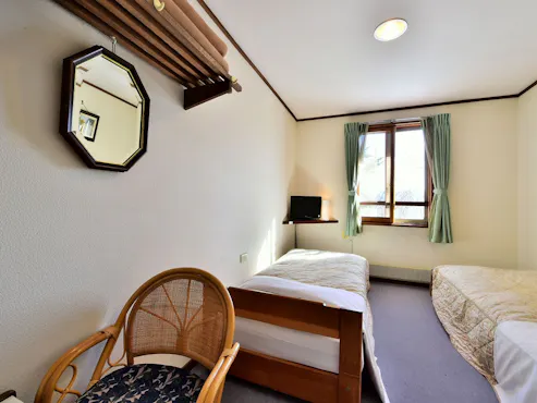 【ห้องสไตล์ตะวันตก】เตียงคู่ (พร้อมห้องน้ำและห้องสุขา)