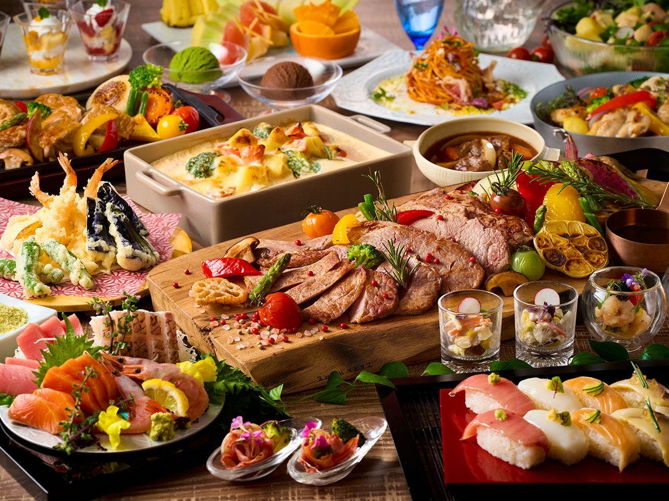 ■最終掲載⬛おもてなし【高級ホテル風・オリジナルウエーブ大皿演出2組セット】 □最終掲載⬛おもてなし【高級ホテル風・オリジナルウエーブ大皿演出2