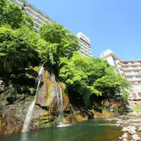 Air Terjun Tujuh Senar yang diciptakan oleh alam