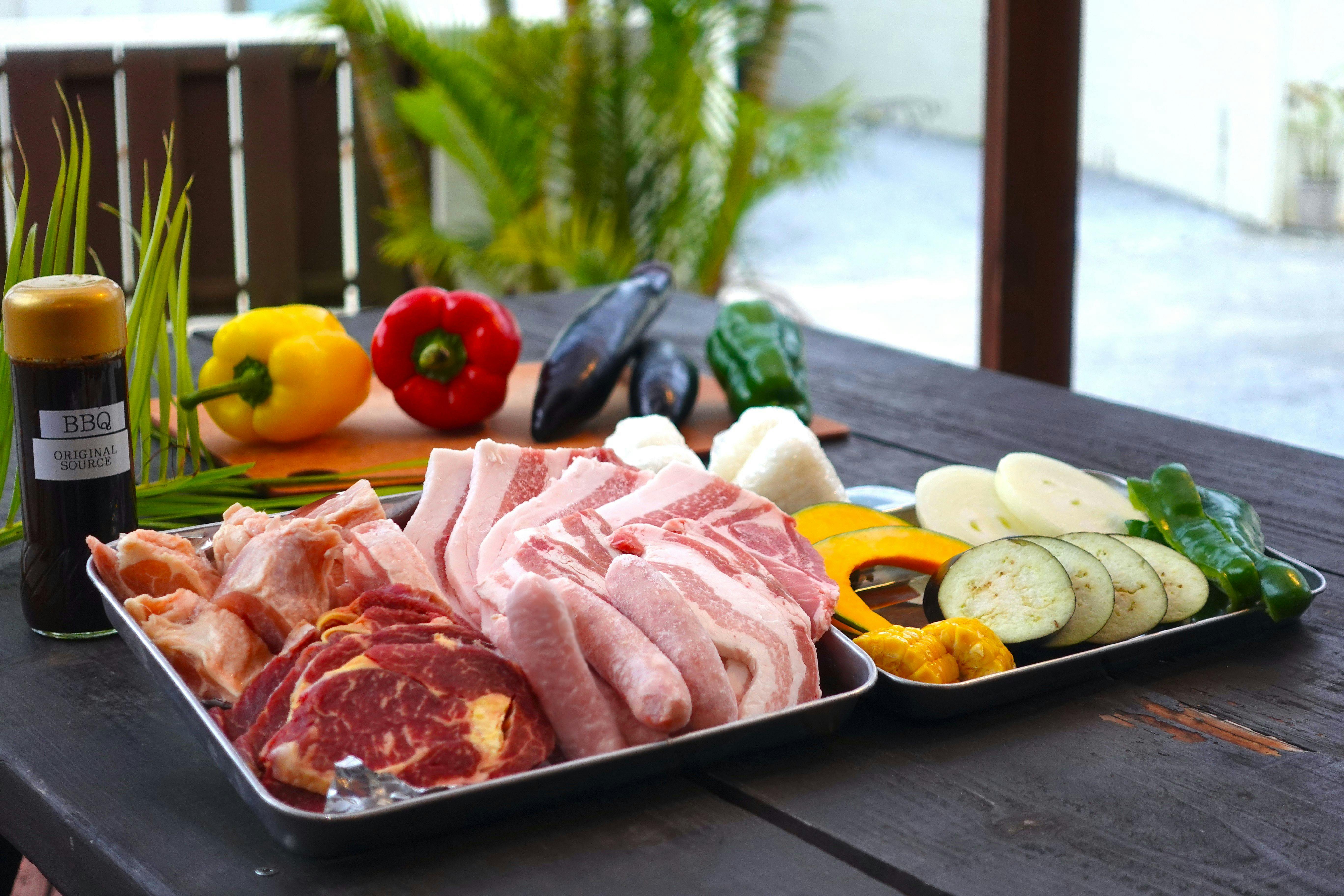 สามารถทำบาร์บีคิวในสวนของห้องพักได้