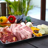 สามารถทำบาร์บีคิวในสวนของห้องพักได้