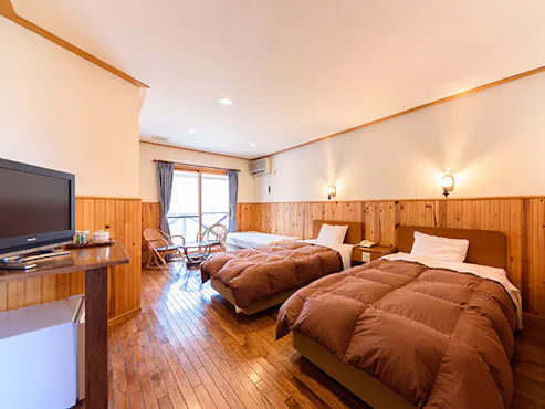 【อาคารเสริมหลังที่หนึ่ง - ห้องเตียงคู่】