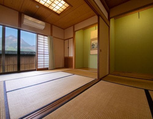 露天付き離れ「夢舎」１階６畳２間続き