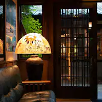 와시 종이로 만든 조명