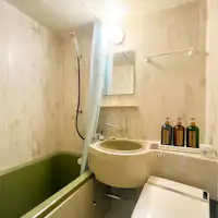 ห้องน้ำในห้องพัก