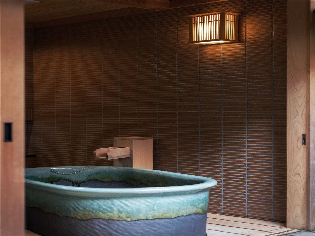 ■Kyomachiya■ Niai - "Open-Air Bath" Overlooking a Tsuboniwa Garden