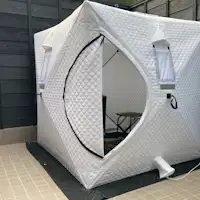 Sauna pribadi & kolam air dingin