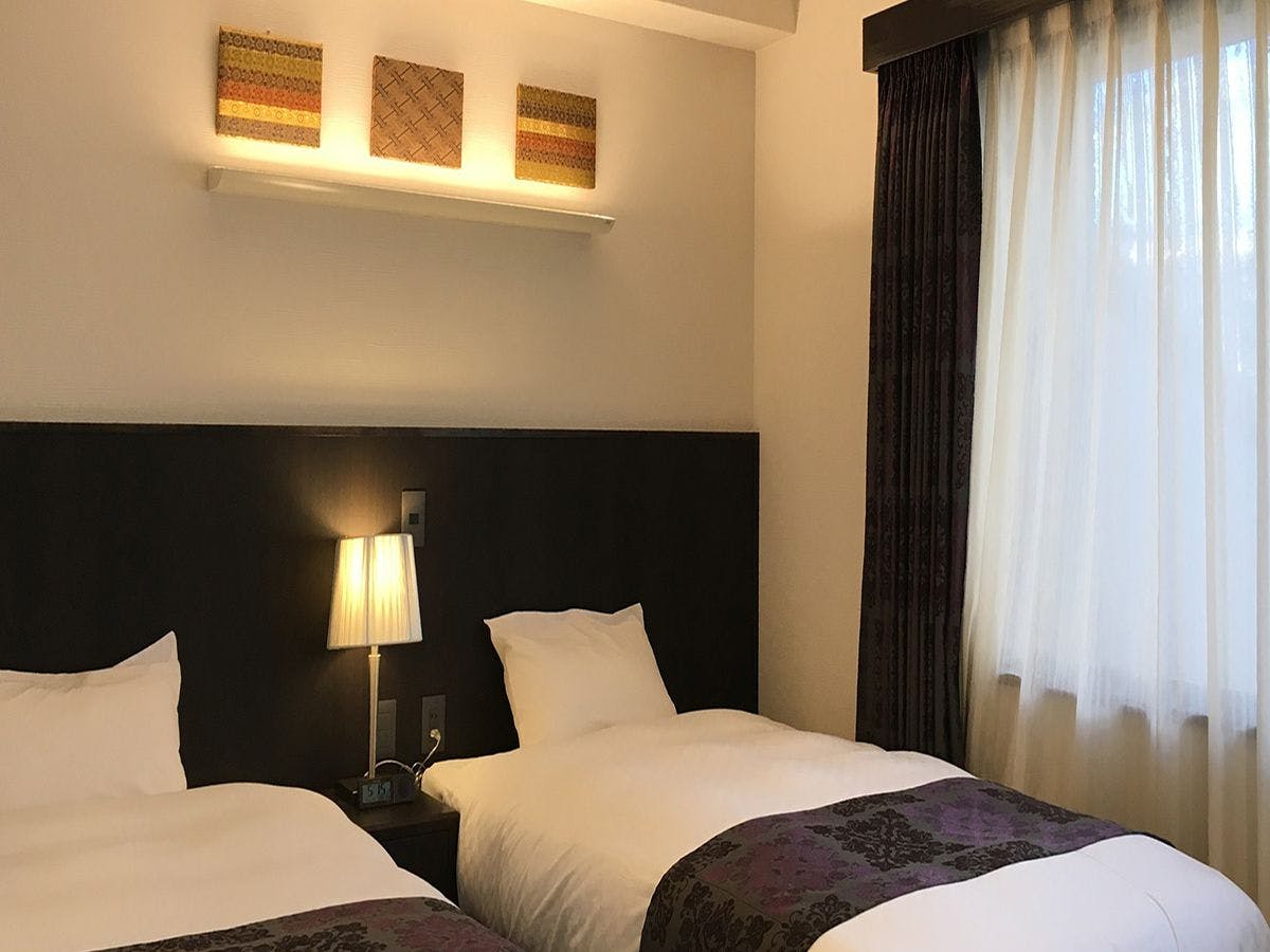 ・<ห้องเตียงคู่> เตียงกว้าง 100 ซม. 2 เตียง