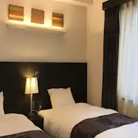 ・<ห้องเตียงคู่> เตียงกว้าง 100 ซม. 2 เตียง