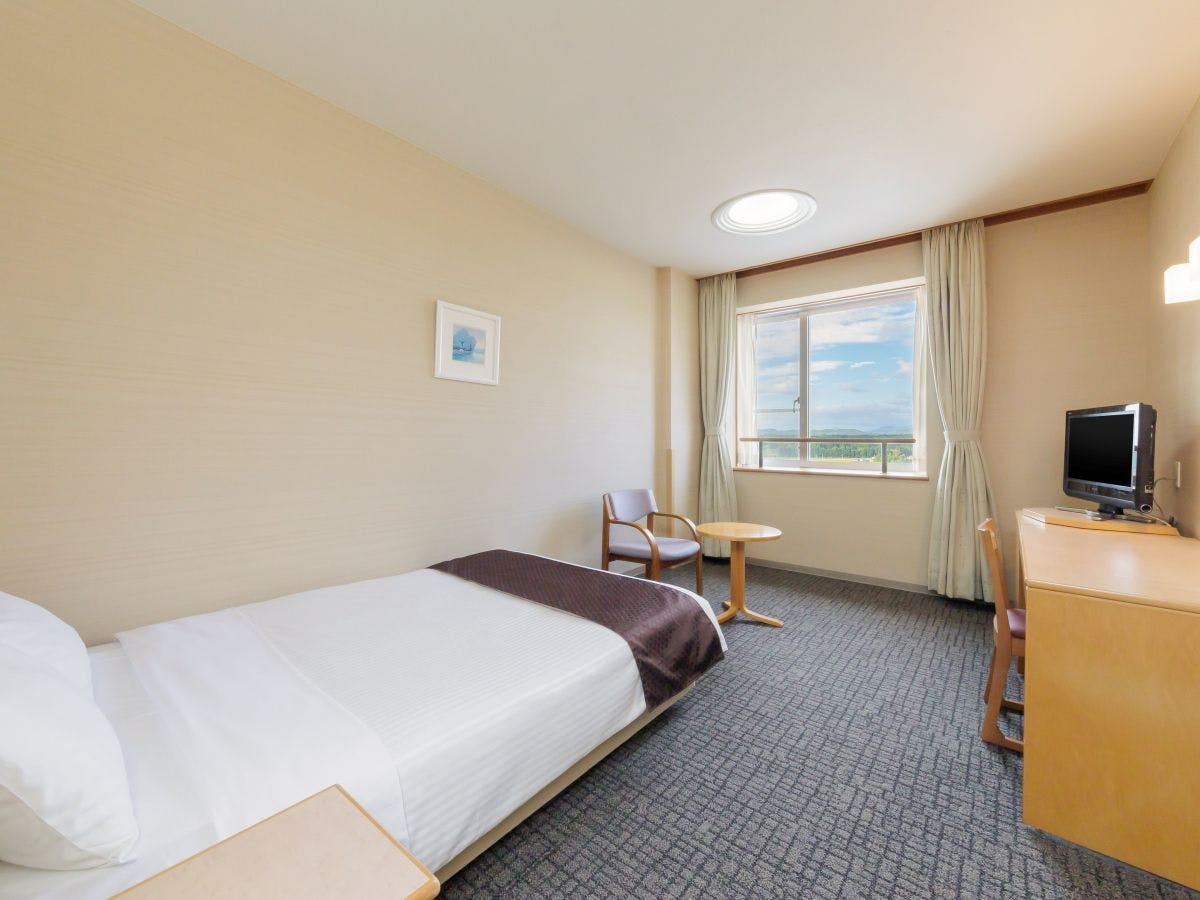 ห้องพักเตียงเซมิดับเบิลแบบตะวันตก (20 ตร.ม.) [ปลอดบุหรี่]