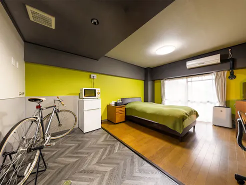 ・<사이클 룸 - 세미 더블 예시>
