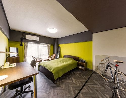 ・＜サイクルルーム　ダブル一例＞