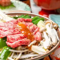 【อาหารเย็น】ฮิดะกิว ย่างบนแผ่นเหล็ก (โทบันยากิ)