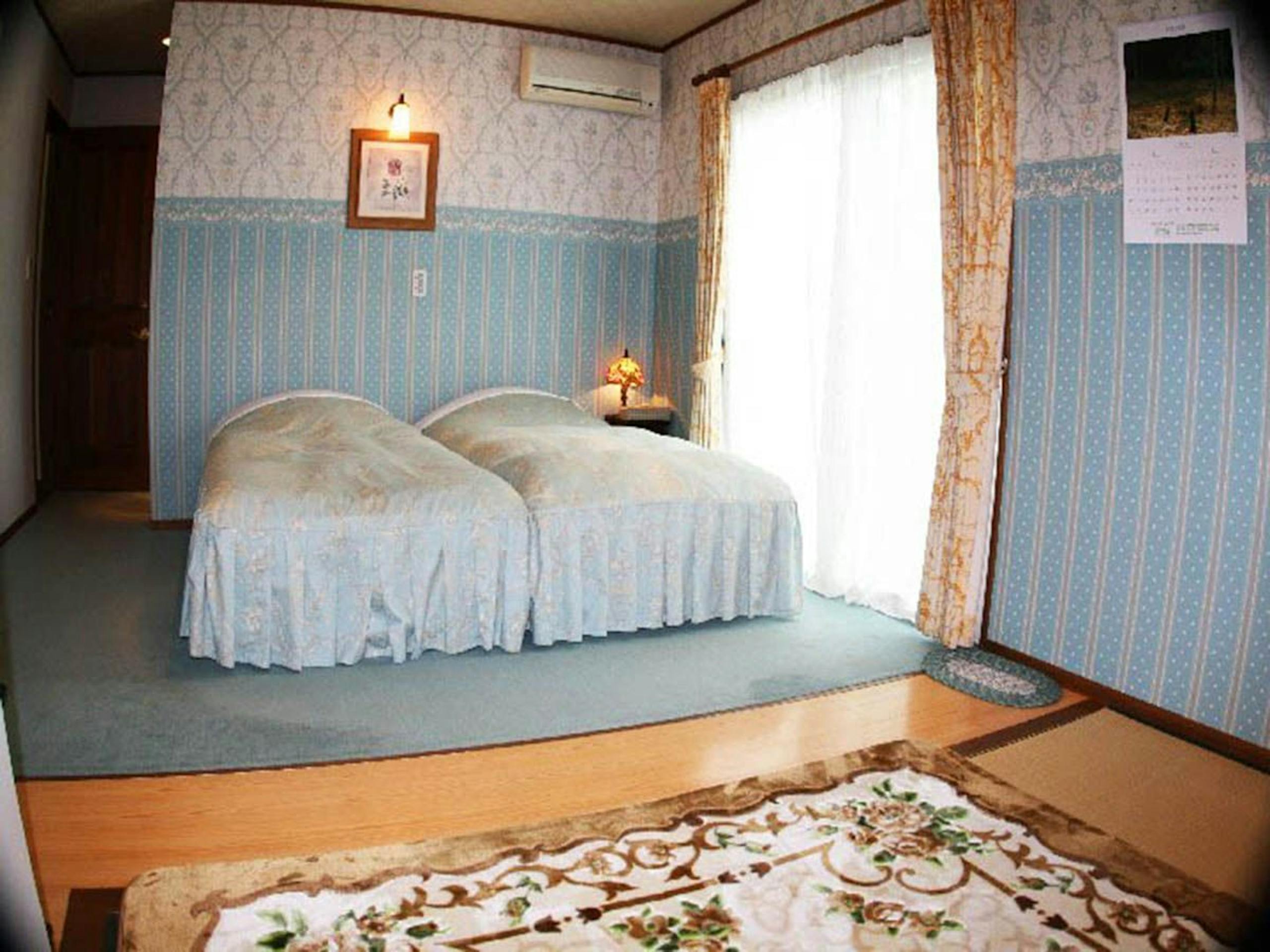 那須高原【ガストホフ エール】102号室DXツイン(バリアフリー対応)