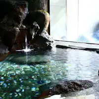【남탕-실내탕】암석탕으로 되어 있습니다.