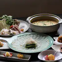 Fugu course meal