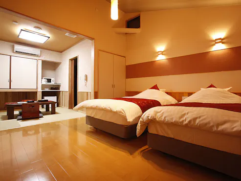 Paviliun Satu Lantai B dengan Twin Onsen Pribadi