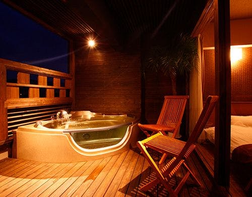 本館　ツインルーム かけ流し露天風呂付