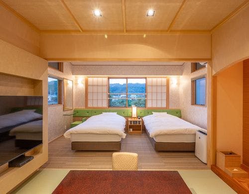 【2階建て離れ/笑】露天風呂・バレルサウナ