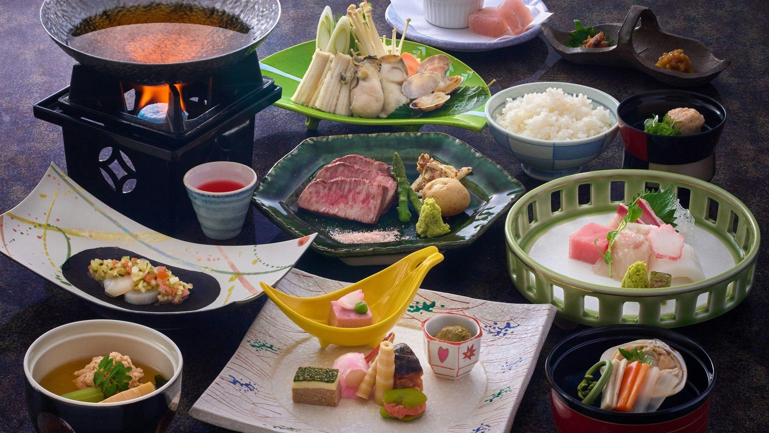 봄 기본 가이세키 일례