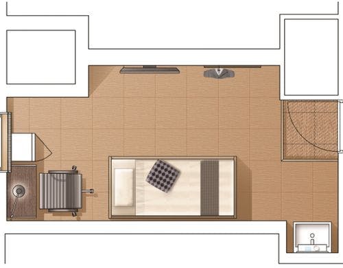 カジュアルシングルルーム（イメージ画像）