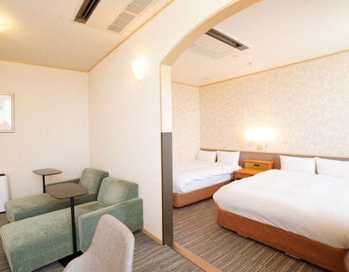 【客室露天風呂付デラックスツインルーム】