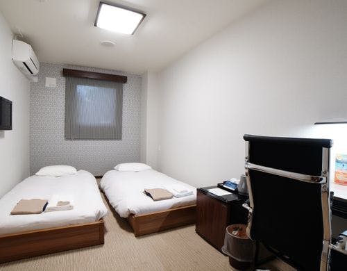 カジュアルシングルルームの一例。