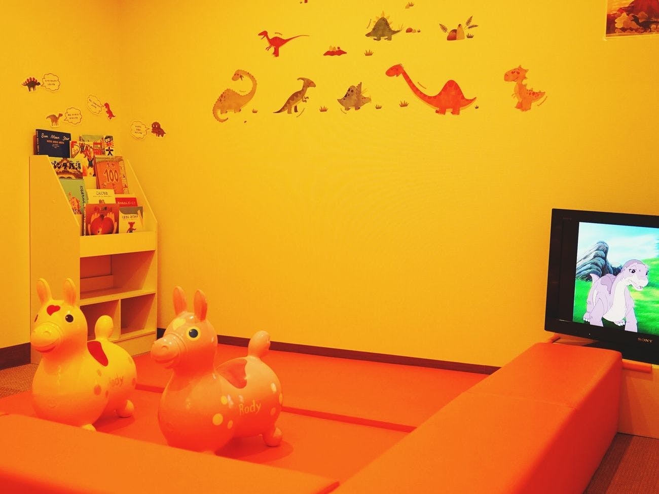 儿童游戏室可免费使用。