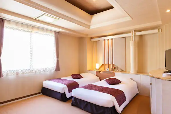 Deluxe Twin 【Dilengkapi Kamar Mandi, Toilet, WIFI Gratis】